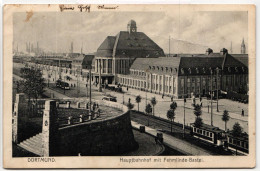AK Dortmund Hauptbahnhof Mit Fehmlinde-Bastei 1911 Gebraucht #PM236 - Sonstige & Ohne Zuordnung