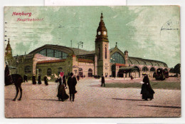 AK Hamburg Hauptbahnhof 1909 Gebraucht #PM302 - Other & Unclassified