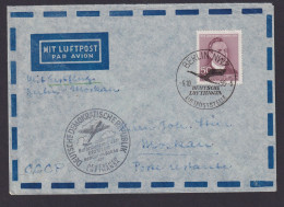 Flugpost DDR Berlin Köpenick Brief EF 535 Luftpost Deutsche Lufthansa Mockau - Brieven En Documenten