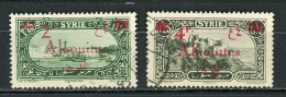 ALAOUITES - VUE - N°Yt 42+43 Obli. - Used Stamps