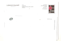Longchamp Pseudo-entier Postal Sur Enveloppe Destineo MD7 CI 2935 59 SCCE-1 CS 80240 59564 La Madeleine - Pseudo Privé-postwaardestukken