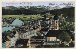 Wolfratshausen / Oberbayern: Panorama View (Vintage PC 1913) - Wolfratshausen