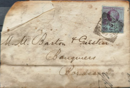 Cover England To France Ref5 - Lettres & Documents