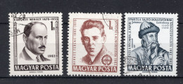 HONGARIJE Yt. 1486/1488° Gestempeld 1962 - Used Stamps