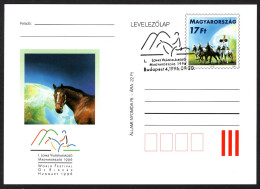 HONGARIJE Briefkaart World Festival Of Riders 1996 - Brieven En Documenten