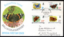 GUERNSEY Yt. 213/216 FDC 24-02-1981 - Guernesey