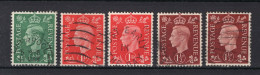 GROOT BRITTANIE Yt. 209/211° Gestempeld 1937-1947 - Used Stamps