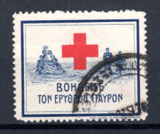 GRIEKENLAND Red Cross 1915° Gestempeld 1915 -2 - Gebruikt