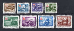 HONGARIJE Yt. T235/242° Gestempeld Portzegels 1973 - Impuestos