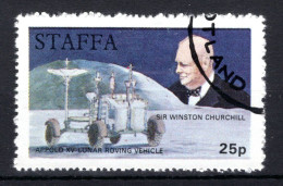 STAFFA -  Appolo XV Lunar Module, Sir Winston Churchill 1972 - Emisiones Locales