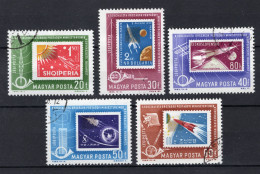 HONGARIJE Yt. PA258/262° Gestempeld Luchtpost 1963 - Used Stamps