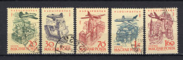 HONGARIJE Yt. PA213/217° Gestempeld Luchtpost 1958-1959 - Used Stamps