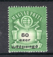 HONGARIJE Yt. 832 MNH 1946 - Unused Stamps