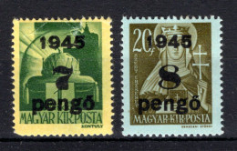 HONGARIJE Yt. 710/711 MNH 1945 - Unused Stamps