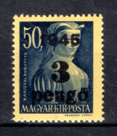 HONGARIJE Yt. 705 MNH 1945 - Nuevos