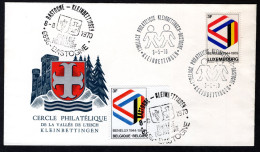 LUXEMBURG Yt. Jumelage Philatelique 3-5-1970 - Briefe U. Dokumente