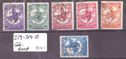 LUXEMBOURG - No Michel 259-264 OBLITERES - COTE: 200 € - Usados
