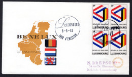 LUXEMBURG Yt. 743 FDC 1969 - BENELUX - Covers & Documents