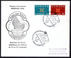 LUXEMBURG Yt. 634/635 FDC 1963 - EUROPA - Lettres & Documents