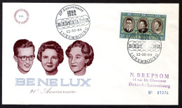 LUXEMBURG Yt. 651 FDC 1964 - BENELUX - Briefe U. Dokumente