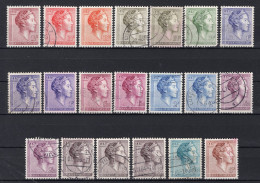 LUXEMBURG Yt. 580A/586° Gestempeld 1960-1964 - Used Stamps