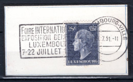 LUXEMBURG Yt. 415 FDC 1951 - Exposition Benelux - Brieven En Documenten