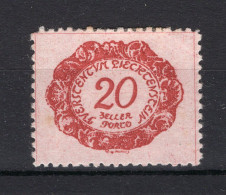 LIECHTENSTEIN Yt. T4 MH 1920 - Strafportzegels