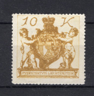 LIECHTENSTEIN Yt. 39 MH 1920 - Unused Stamps