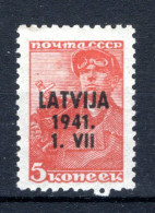 LETLAND Yt. 1 MNH 1941 - Duitse Bezetting - Latvia