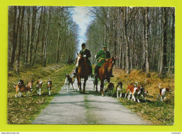 En Forêt CHASSE A COURRE Départ De La Meute Chiens En 1978 Postée De 72 St Calais - Jagd