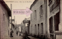 BOUTHEON  ( LOIRE )  RUE DE L ' EGLISE   ( CAFE G. GAY .PUBLICITE CASINO ) - Other & Unclassified