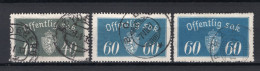 NOORWEGEN Yt. S18/19° Gestempeld Dienstzegel 1933-1937 - Dienstmarken