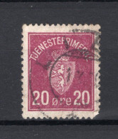 NOORWEGEN Yt. S4° Gestempeld Dienstzegel 1926 - Officials