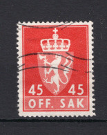 NOORWEGEN Yt. S77° Gestempeld Dienstzegels 1955-1976 - Dienstzegels