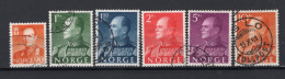 NOORWEGEN Yt. 385A/390° Gestempeld 1958-1960 - Used Stamps