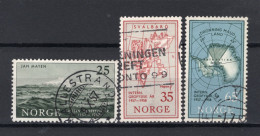 NOORWEGEN Yt. 376/378° Gestempeld 1957 - Used Stamps