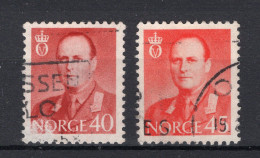 NOORWEGEN Yt. 382/383° Gestempeld 1958-1960 - Used Stamps