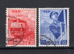 NOORWEGEN Yt. 350/351° Gestempeld 1954 - Used Stamps