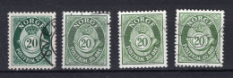 NOORWEGEN Yt. 324A° Gestempeld 1950-1952 - Used Stamps