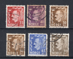 NOORWEGEN Yt. 362/365° Gestempeld 1955-1957 - Used Stamps