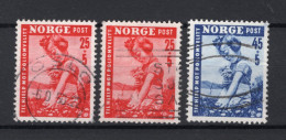 NOORWEGEN Yt. 320/321° Gestempeld 1950 - Used Stamps