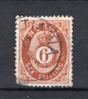 NOORWEGEN Yt. 20° Gestempeld 1871-1875 - Used Stamps