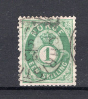 NOORWEGEN Yt. 16° Gestempeld 1871-1875 - Used Stamps