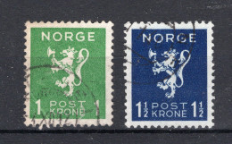 NOORWEGEN Yt. 203/204° Gestempeld 1940 - Unused Stamps