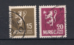 NOORWEGEN Yt. 113/114° Gestempeld 1926-1929 - Neufs