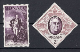 MONACO Yt. 444/445 MH 1956 - Unused Stamps