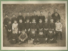 PHOTO Originale 1921  GROUPE Enfant Ver-sur-mer  Calvados  SCOLAIRE ECOLE ENFANTS - Anonymous Persons