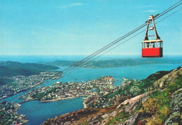 BERGEN, Norway - View Of Bergen   ( 2 Scans ) - Norwegen