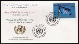 FDC/ONU/Genève/2001/ Prix Nobel De La Paix 2001     (g111) - FDC