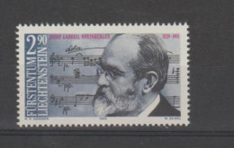 Liechtenstein 1989 Josef Gabriel Rheinberger (composer) ** MNH - Muziek